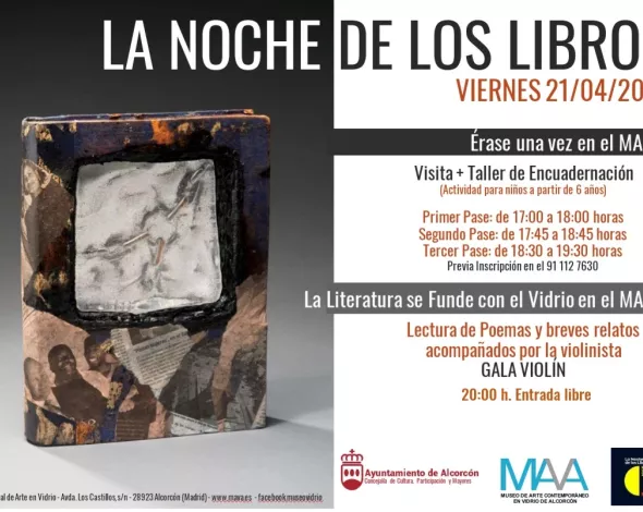 Cartel la noche de los libros 